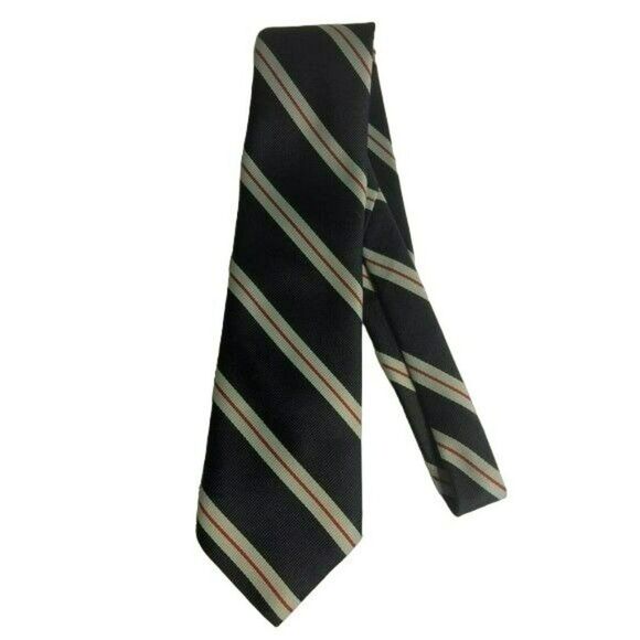 5/$10 Anderson Little Men's Striped Necktie 56" Vintage Blue Red Gray - Picture 2 of 6